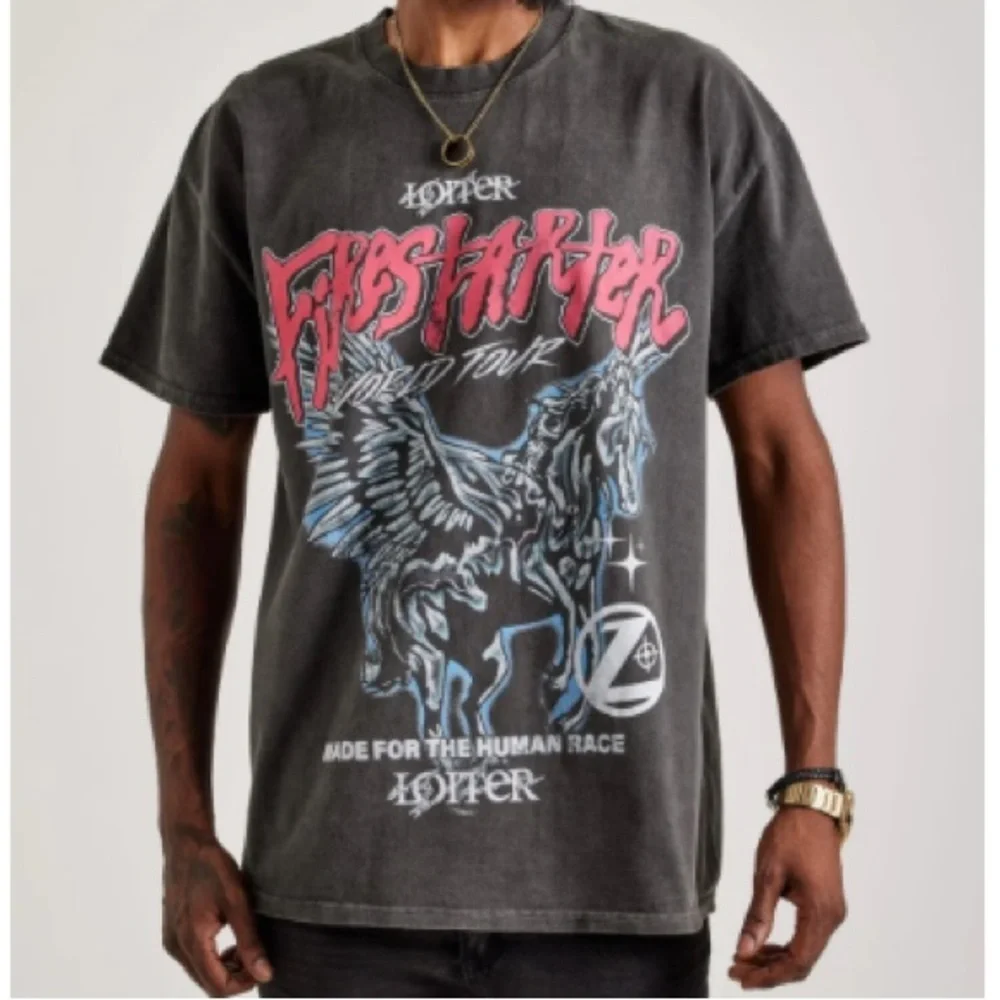 Fire Starter Cotton Short Sleeve Tour Tee Men Size Small